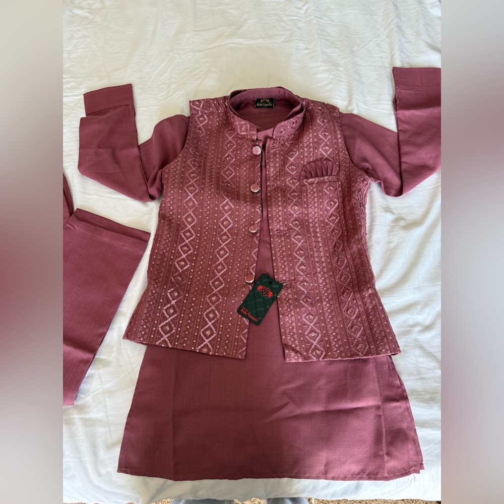 Big boy Elegant onion Pink Kurta set